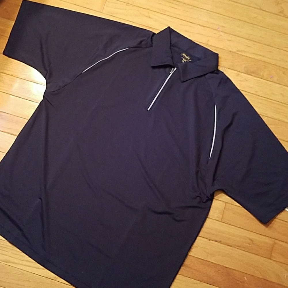 ❤NWT Gold Tri-Mountain mens shirt